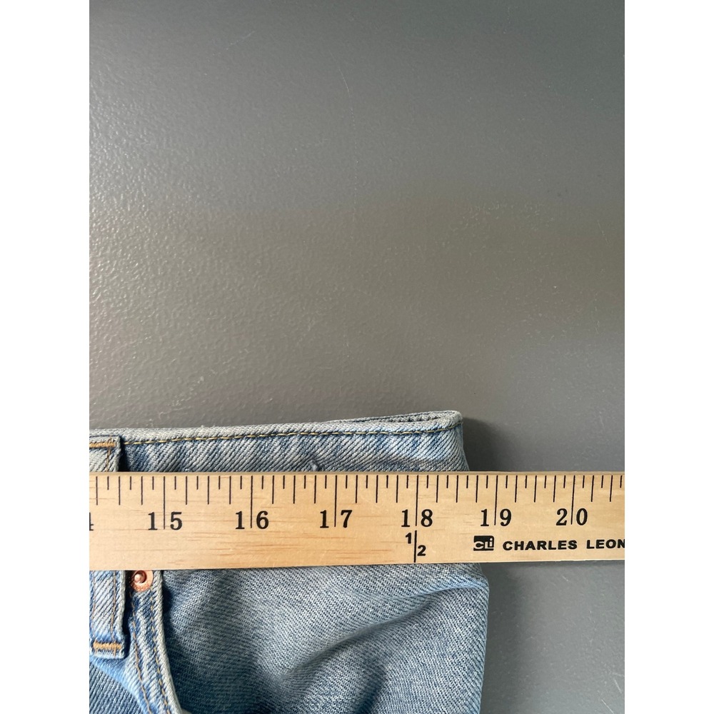 Madewell Curvy Dean Easy Straight Jeans Women 32 Blue Denim Faded Horizon NZ115 - Picture 10 of 12
